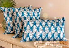 Load image into Gallery viewer, Palms - Deep Teal (20 x 20)