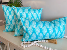 Load image into Gallery viewer, Palms - Turquoise (24 x 14)