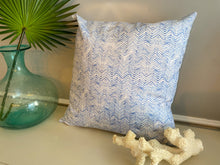 Load image into Gallery viewer, Chevrons - Blue (18 x 18)