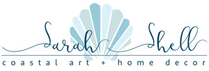 logo for Sarah Shell coastal art and home decor