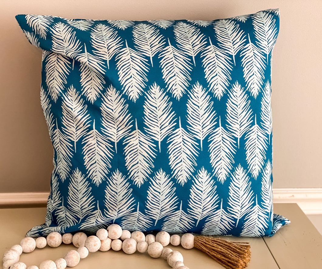 Palms - Deep Teal (20 x 20)